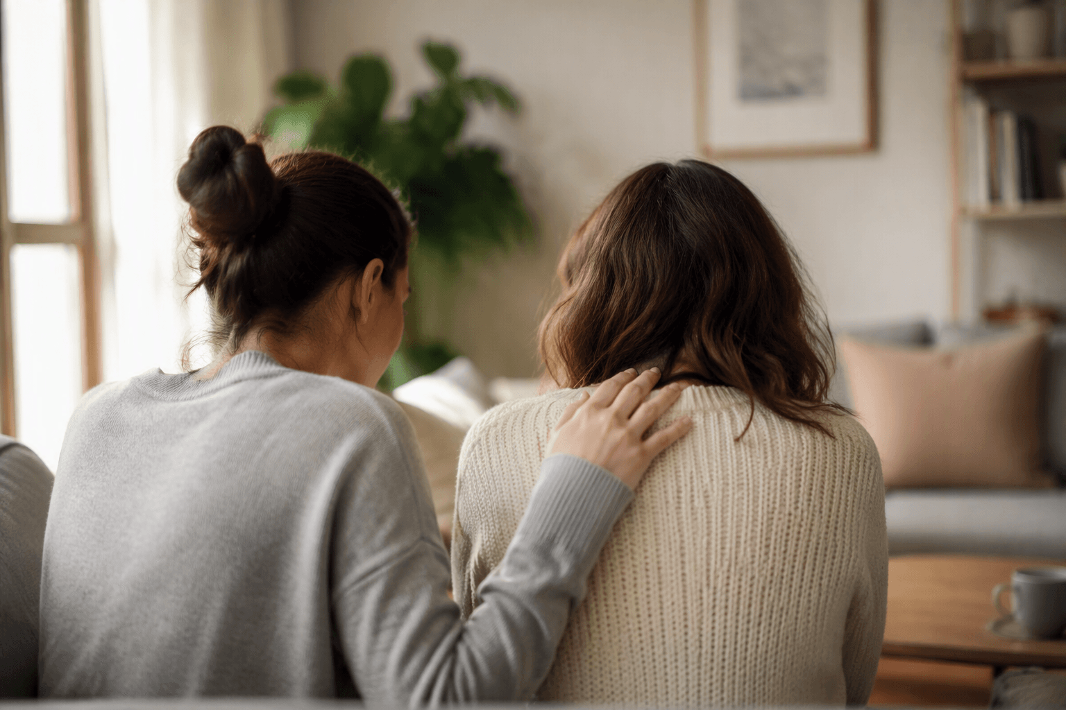 How do you comfort someone?