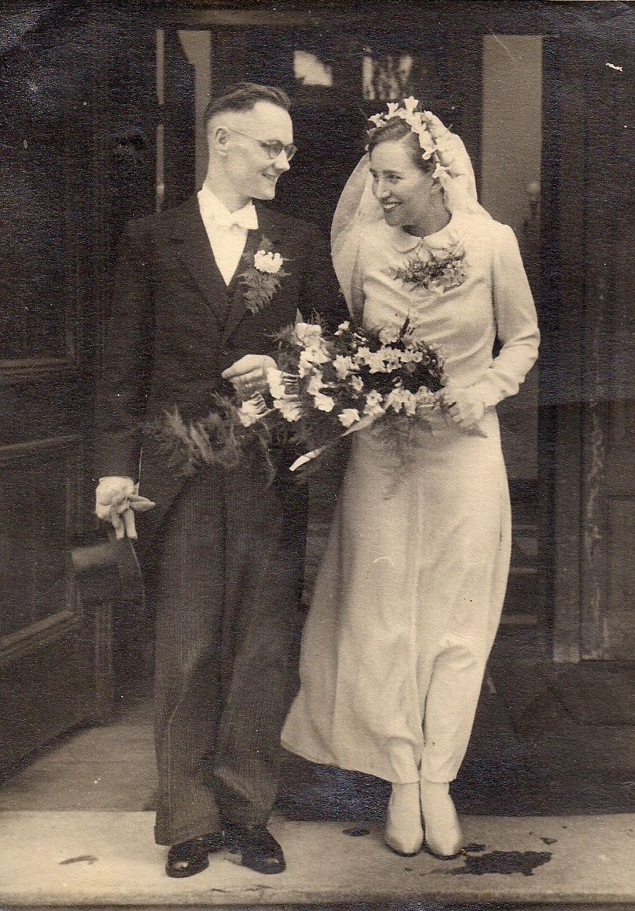 Huwelijk Engbert Lammertink en Annie van Broekhuijzen